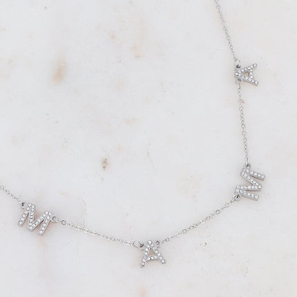 Collier MAMA avec oxydes de zirconium