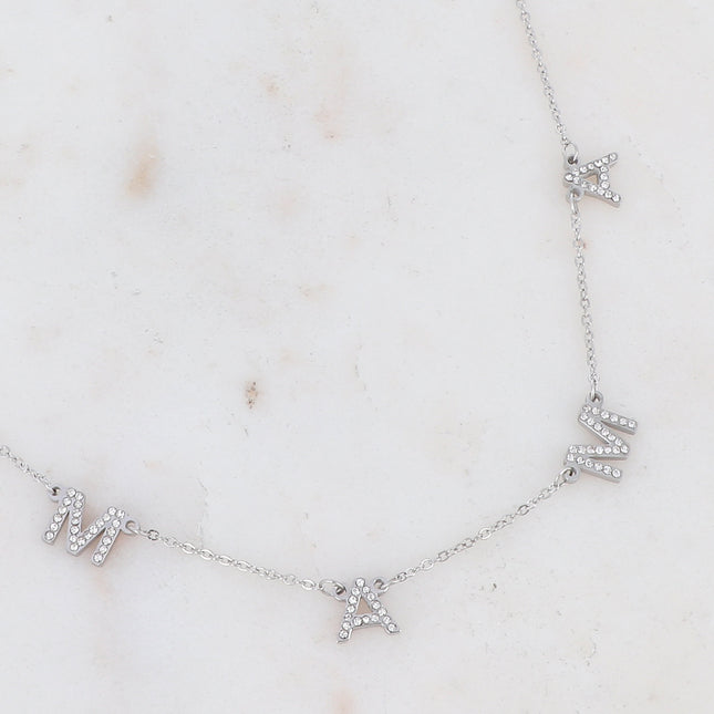 Collier MAMA avec oxydes de zirconium