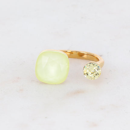 Bague Beata - ornée de 2 cristaux Swarovski®