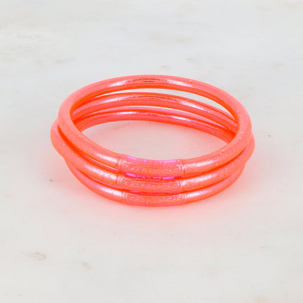 Jonc Bouddhiste épais avec mantra "Bonheur, Chance, Fortune et Amour" en thaïlandais