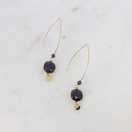 Boucles Aléa Stone - pierres naturelles et cristaux