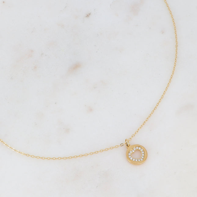 Collier Palia - Coeur et oxydes de zirconium