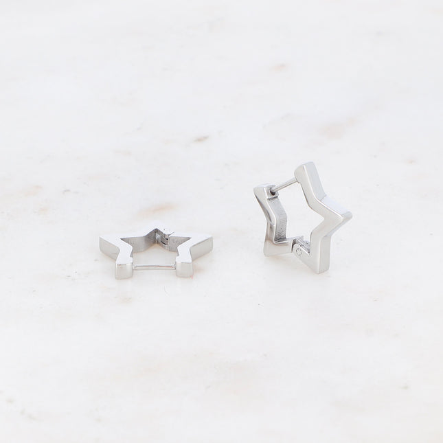 Creoles - star-shaped ring