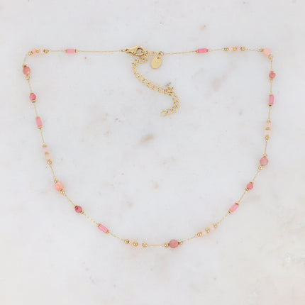 Collier Meglanie - fin avec pierres naturelles