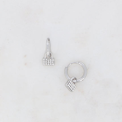 Créoles Emilia - cadenas en oxyde de zirconium