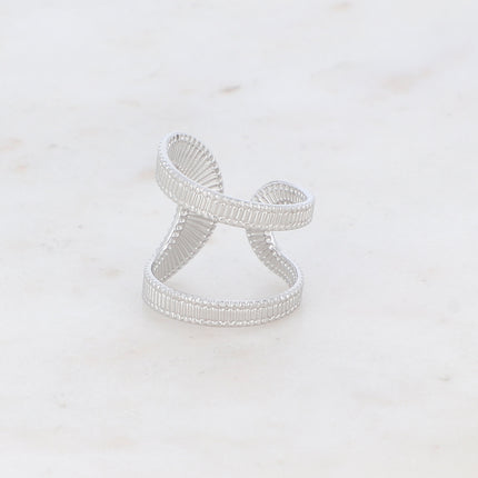 Bague Tess - formes ondulées et texturées