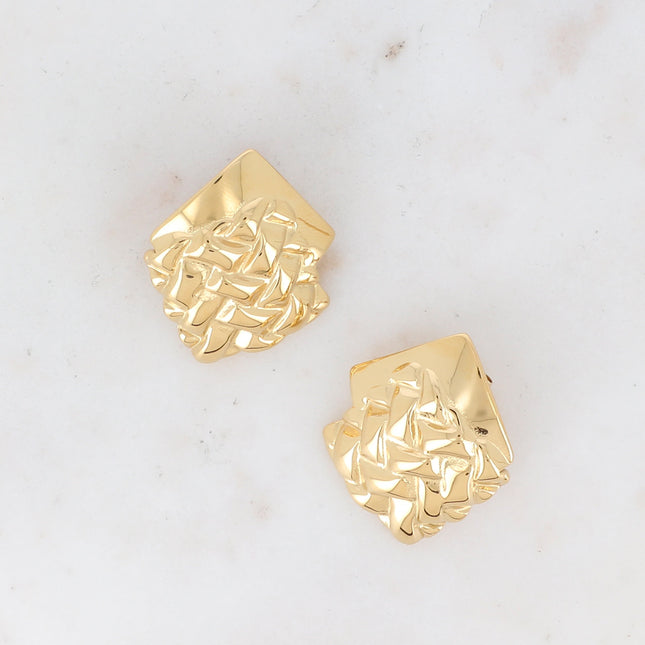 Jorge chip earrings - geometric shapes