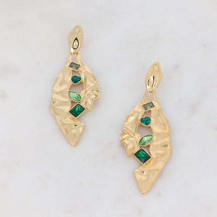 Maxi Cassiope stud earrings - zirconium oxides