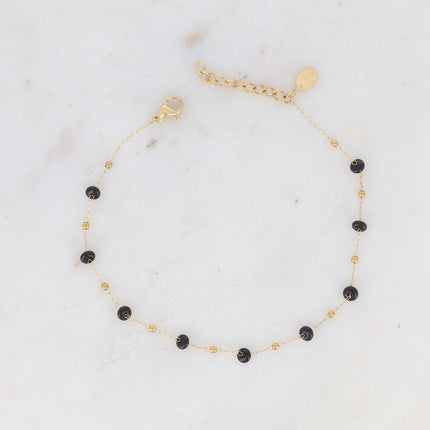 Bracelet de cheville Ghada - pierres naturelles