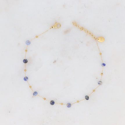 Bracelet de cheville Ghada - pierres naturelles