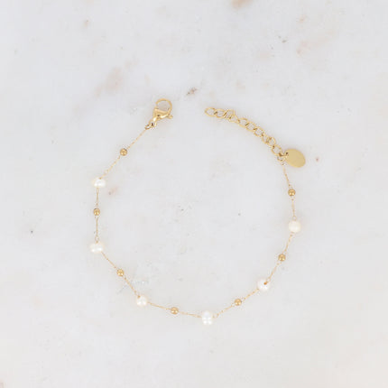 Bracelet fin Ghada - perles d'eau douce
