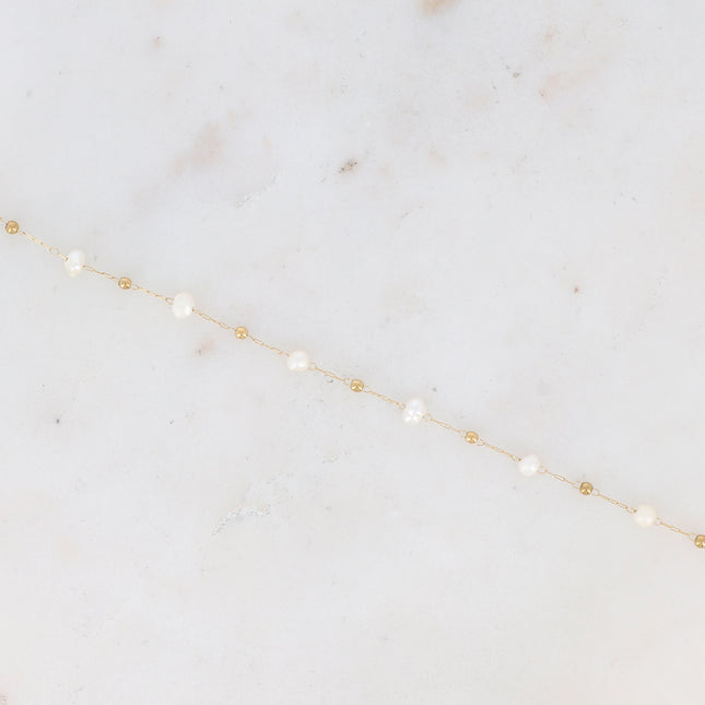 Bracelet fin Ghada - perles d'eau douce