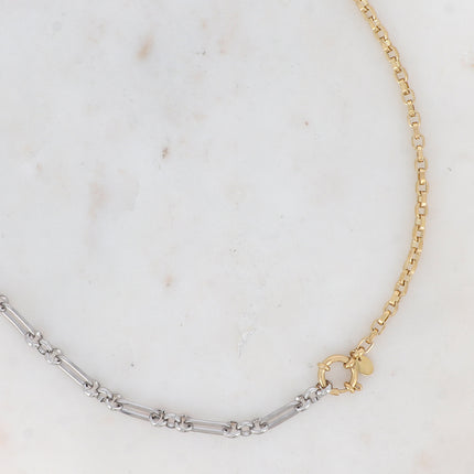 Collier Lindsey - UNISEX - mailles et mousqueton rond