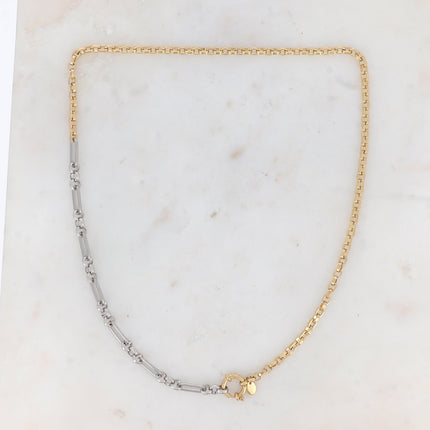 Collier Lindsey - UNISEX - mailles et mousqueton rond