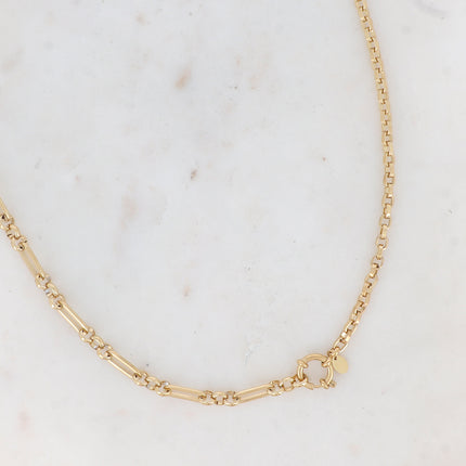 Collier Lindsey - UNISEX - mailles et mousqueton rond