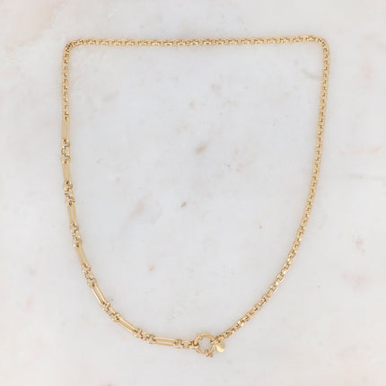 Collier Lindsey - UNISEX - mailles et mousqueton rond