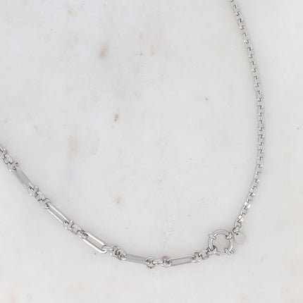 Collier Lindsey - UNISEX - mailles et mousqueton rond