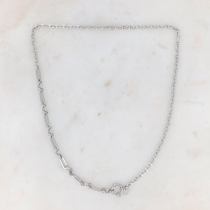 Collier Lindsey - UNISEX - mailles et mousqueton rond