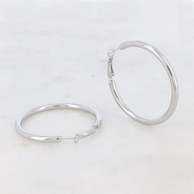 Classic 5cm hoop earrings