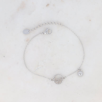 Bracelet Danae - happy et fleur