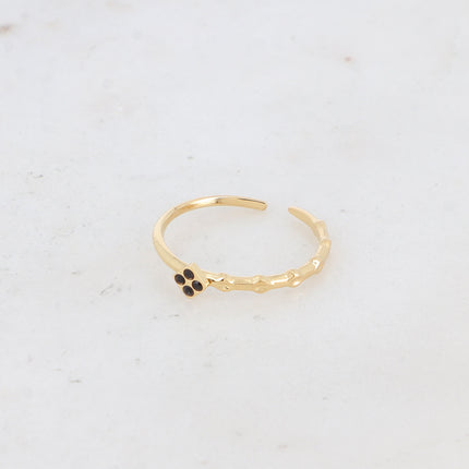 Bague Zayne - fine, losange et oxydes de zirconium