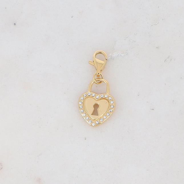 Charm Amalia - coeur et oxydes de zirconium