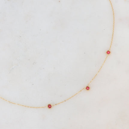 Collier Maelyse - 3 oxydes de zirconium