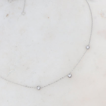 Collier Maelyse - 3 oxydes de zirconium