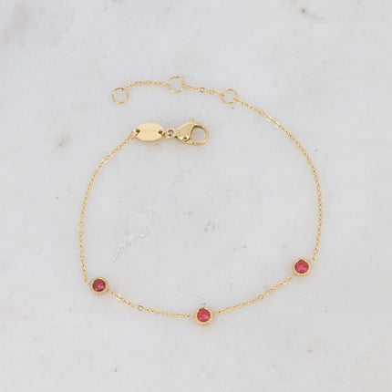 Maelyse Bracelet - 3 zirconium oxides