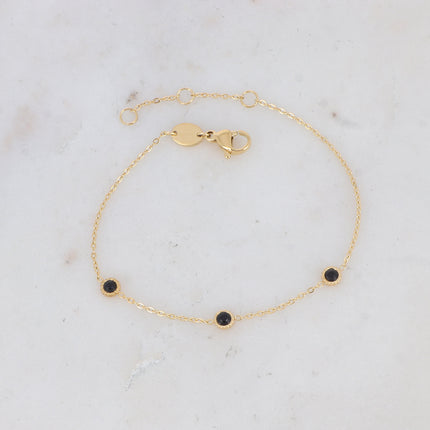 Maelyse Bracelet - 3 zirconium oxides