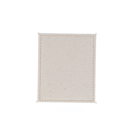 Linen display stand for 8 pairs of earrings