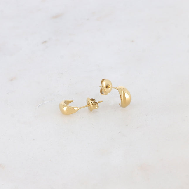 Mini créoles - bombée 9 mm