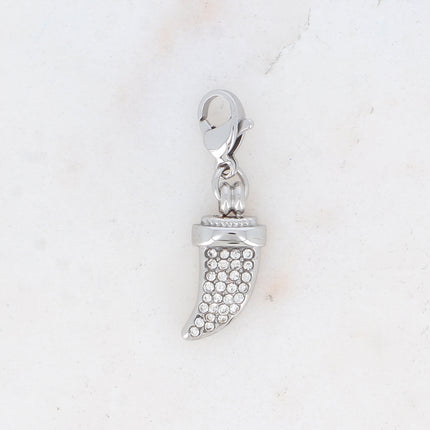Charm Tiya - corne et oxydes de zirconium