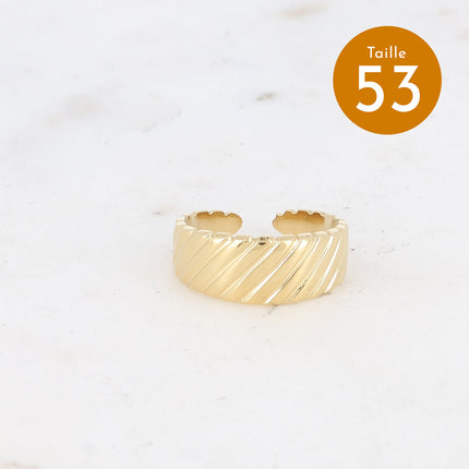 Bague - effet strié