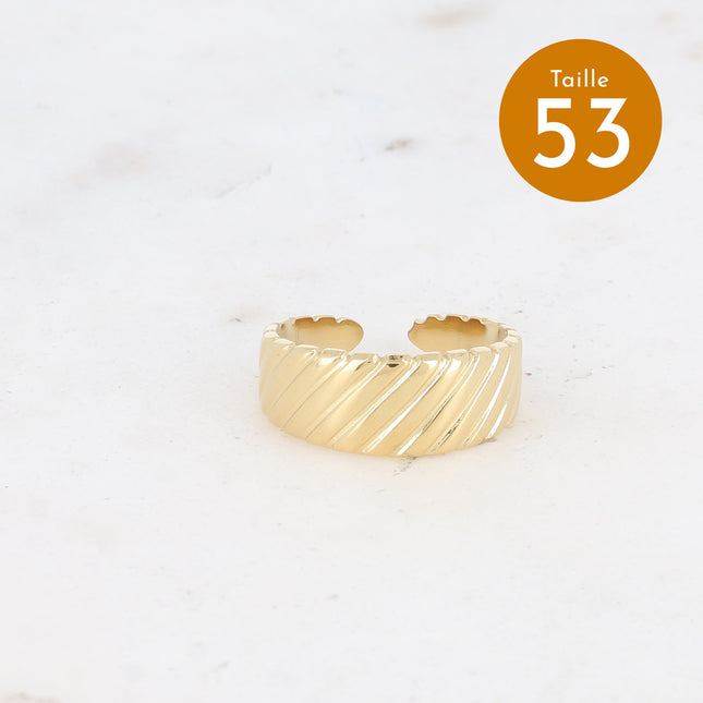 Bague - effet strié