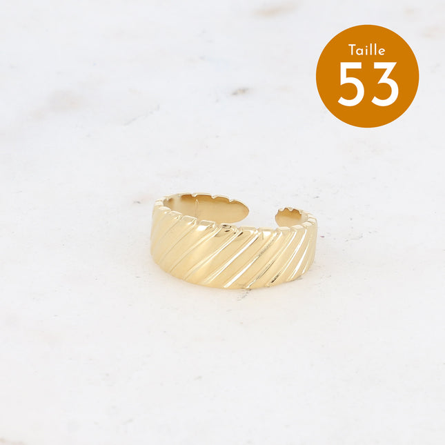 Bague - effet strié