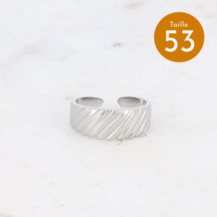 Bague - effet strié