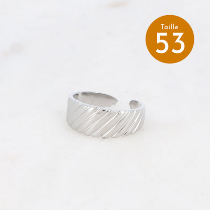 Bague - effet strié