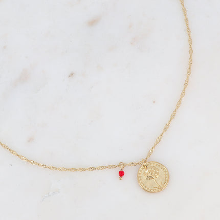 Fleury Necklace - Flower and Birth Month
