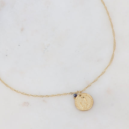 Fleury Necklace - Flower and Birth Month