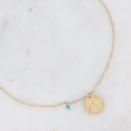 Fleury Necklace - Flower and Birth Month