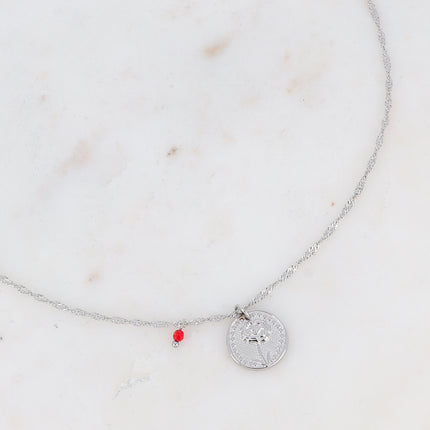 Fleury Necklace - Flower and Birth Month