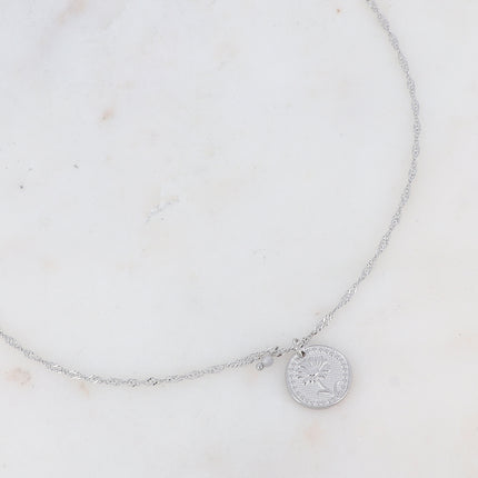 Fleury Necklace - Flower and Birth Month