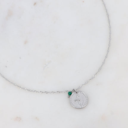 Fleury Necklace - Flower and Birth Month