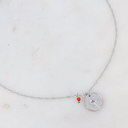 Fleury Necklace - Flower and Birth Month