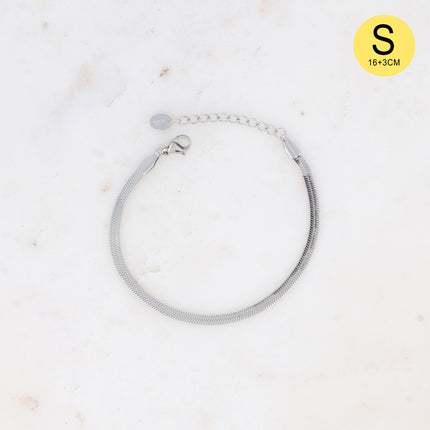 Bracelet Kiru - UNISEX S - maille miroir