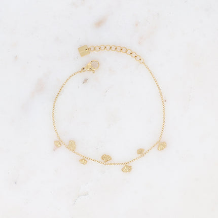 Bracelet Méloé - mini ginkos
