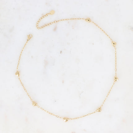 Collier Belise - pampilles coeur