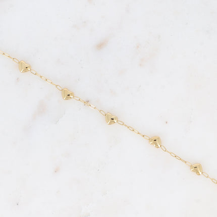 Bracelet Belise - pampilles coeur