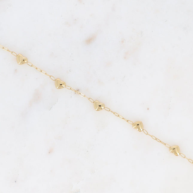 Bracelet Belise - pampilles coeur